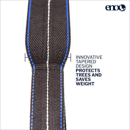 Atlas Suspension System - Tree Strap for Hammock - Accessories for Camping, Hiking, and Backpacking - Black/Royal