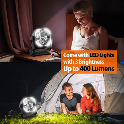 Battery Powered Camping Fan, Battery Operated Fan, Travel Gear Essentials